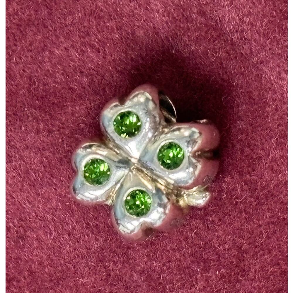 Chamilia Sterling Silver Four Leaf Clover Limited Edition Bead Charm #71627